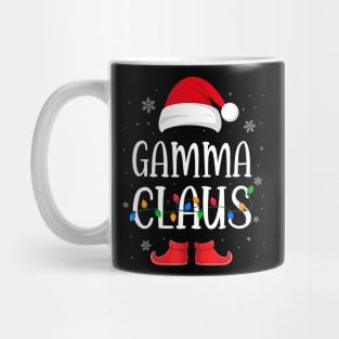 Gamma Santa Claus Hat With Xmas Light Christmas Holiday Mug